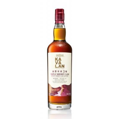Kavalan Triple Sherry уиски 0.700 л